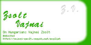 zsolt vajnai business card